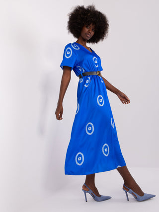 Sukienka-DHJ-SK-17260.90-ciemny niebieski