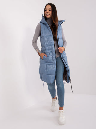 Kamizelka-D50048X80114A3-ciemny niebieski