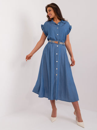 Spódnica-DHJ-SD-7135.24-ciemny niebieski