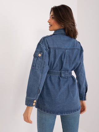 Kurtka-HM-KR-9820.45-ciemny niebieski