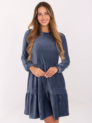 Sukienka-D10040Z30289-ciemny niebieski