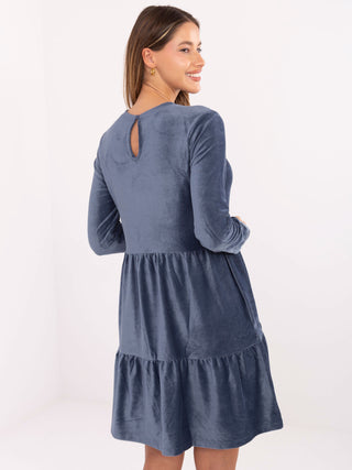 Sukienka-D10040Z30289-ciemny niebieski