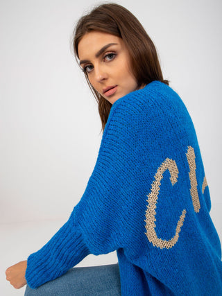 Kardigan-TW-SW-BI-M2201.87-ciemny niebieski