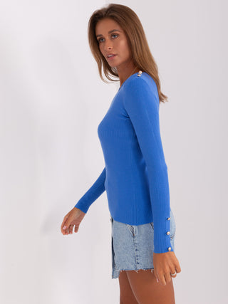 Sweter-PM-SW-J-3225.93-ciemny niebieski