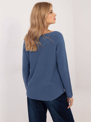 Sweter-IT-SW-0810.08P-ciemny niebieski