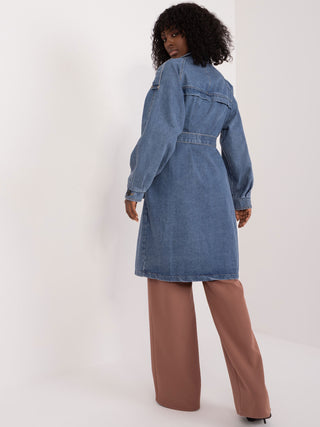 Płaszcz-HM-PL-9819.25-ciemny niebieski