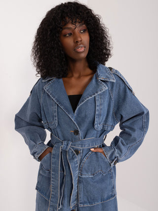 Płaszcz-HM-PL-9819.25-ciemny niebieski