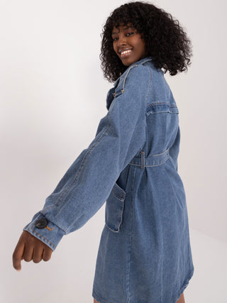 Płaszcz-HM-PL-9819.25-ciemny niebieski