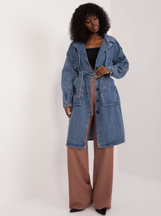 Płaszcz-HM-PL-9819.25-ciemny niebieski