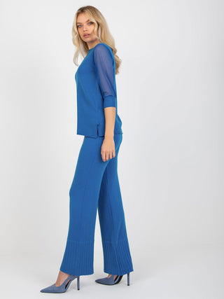 Sweter-VI-SW-20926.26P-ciemny niebieski