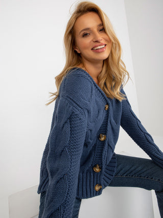 Sweter-LC-SW-A1.28X-ciemny niebieski