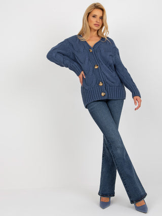 Sweter-LC-SW-A1.28X-ciemny niebieski