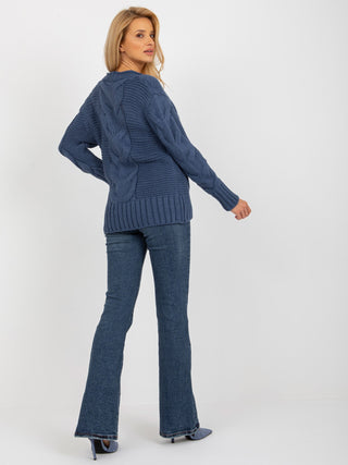 Sweter-LC-SW-A1.28X-ciemny niebieski