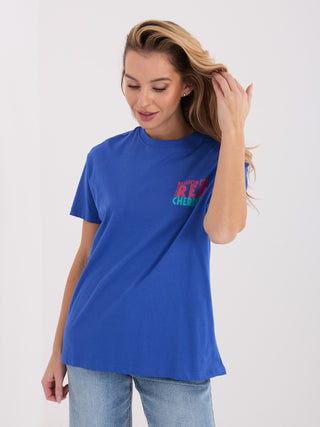 T-shirt-D12022AH02645W-ciemny niebieski