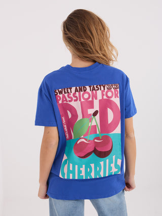 T-shirt-D12022AH02645W-ciemny niebieski