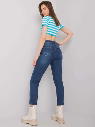 Spodnie jeans-MR-SP-5338.17-ciemny niebieski