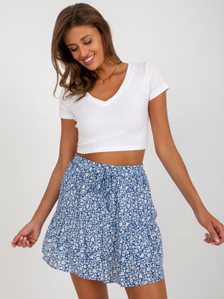 Spódnica-NM-SD-AB027.40P-ciemny niebieski