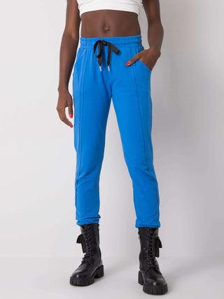 Spodnie dresowe-RV-DR-6437.18-ciemny niebieski