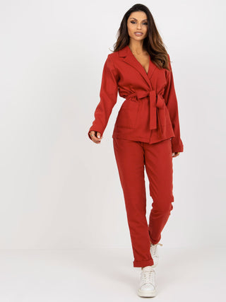 Marynarka-LK-MA-507800.24X-ciemny pomarańczowy