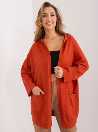 Sweter-PM-SW-B418.39X-ciemny pomarańczowy