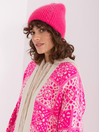 Czapka-AT-CZ-2328.38P-ciemny różowy