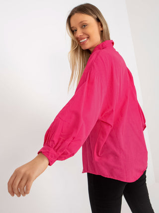 Koszula-TO-KS-7134.83P-ciemny różowy