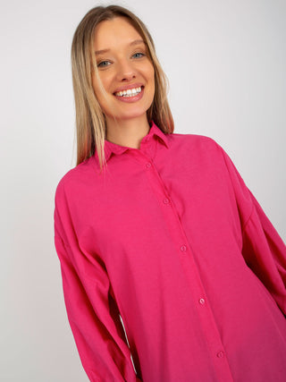 Koszula-TO-KS-7134.83P-ciemny różowy