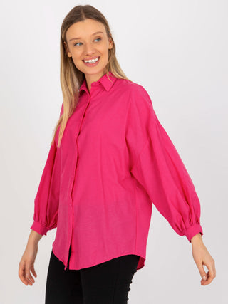 Koszula-TO-KS-7134.83P-ciemny różowy