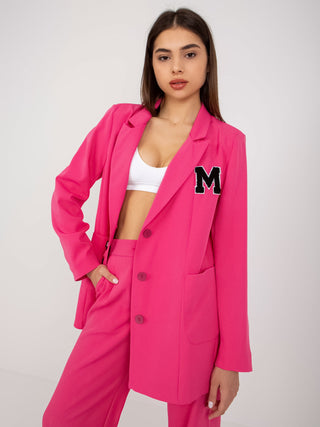 Marynarka-LK-MA-509239.40P-ciemny różowy