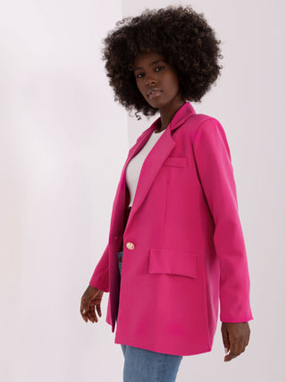 Marynarka-DHJ-MA-15556.22X-ciemny różowy