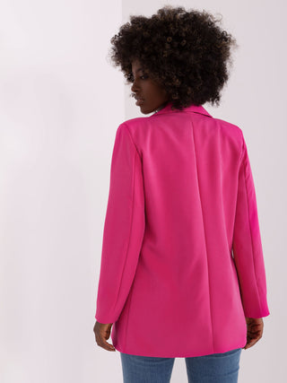 Marynarka-DHJ-MA-15556.22X-ciemny różowy