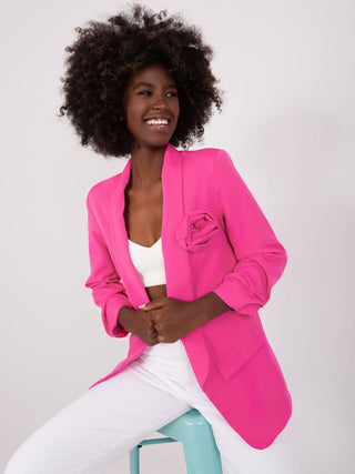 Marynarka-DHJ-MA-7173.10-ciemny różowy