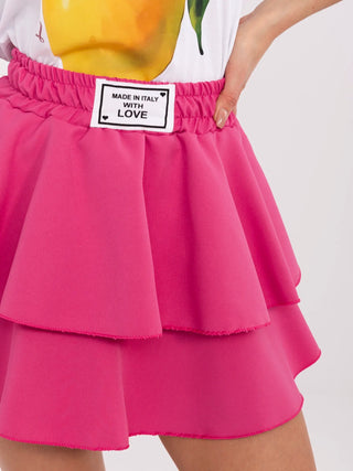 Spódnica-MI-SD-G9123-1.25-ciemny różowy