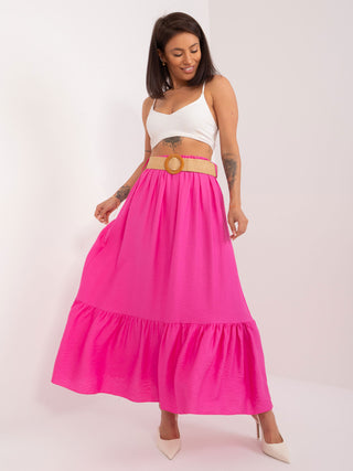 Spódnica-MI-SD-10917.96-ciemny różowy