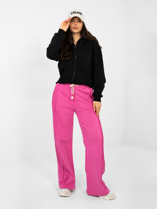 Spodnie dresowe-NS-DR-NS2557.96-ciemny różowy
