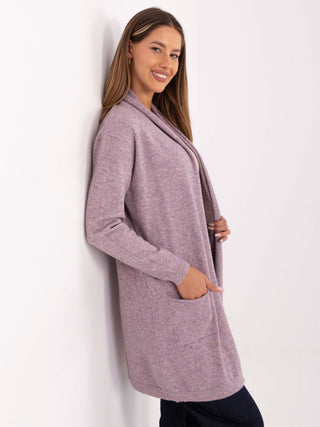 Kardigan-PM-SW-8307.03-ciemny różowy