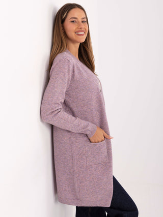 Kardigan-PM-SW-8310.12-ciemny różowy