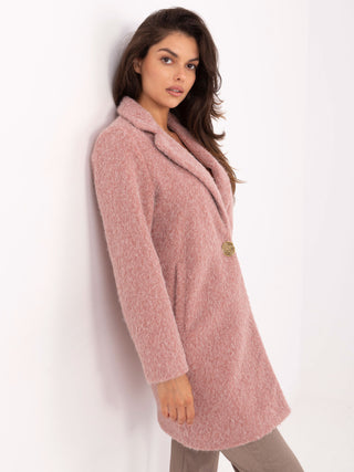 Płaszcz-IT-PL-96773.20P-ciemny różowy