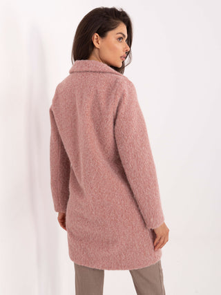 Płaszcz-IT-PL-96773.20P-ciemny różowy