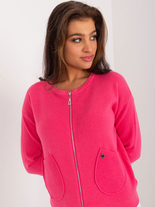 Sweter-PM-SW-B02A.38X-ciemny różowy