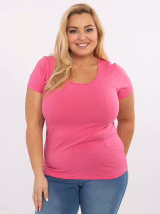 T-shirt-RV-TS-A556.03-ciemny różowy
