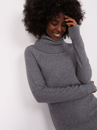 Sukienka-PM-SK-PM-3802.37X-ciemny szary