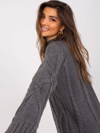 Sukienka-BA-SK-8012-1.66P-ciemny szary