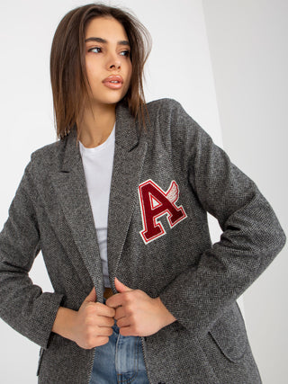 Marynarka-LK-MA-509273.20P-ciemny szary