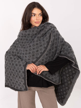 Poncho-AT-PN-7661.89-ciemny szary