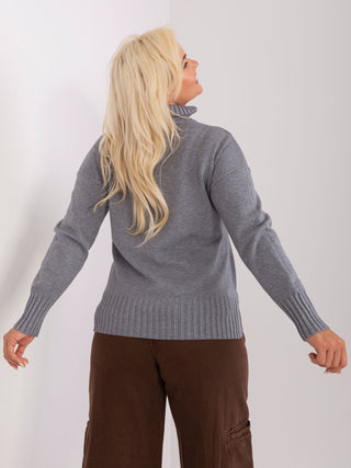 Sweter-PM-SW-PM-3681.05P-ciemny szary