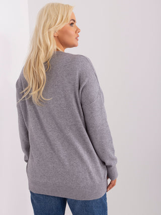 Sweter-PM-SW-PM-3762.03P-ciemny szary