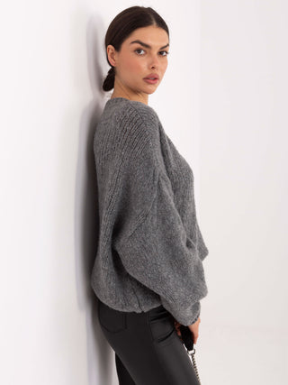 Sweter-MI-SW-1909.68-ciemny szary