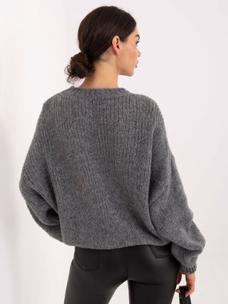 Sweter-MI-SW-1909.68-ciemny szary