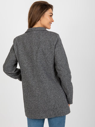 Płaszcz-LK-PL-509241.45P-ciemny szary